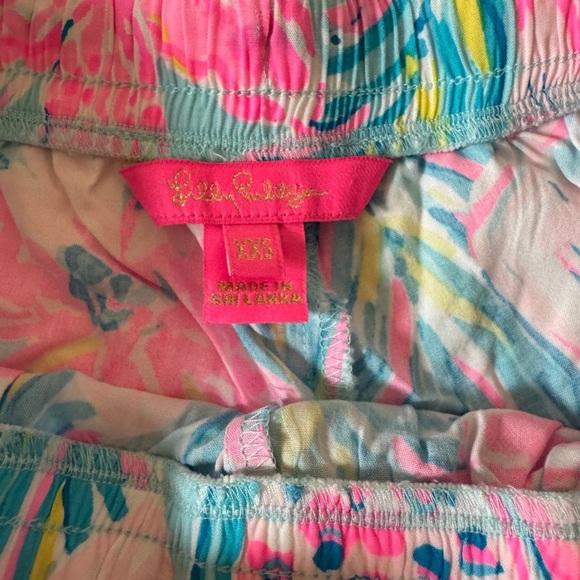 Lilly Pulitzer Blue IBIZA Gimme the Juice Engineered Shorts XXS - Picture 5 of 11